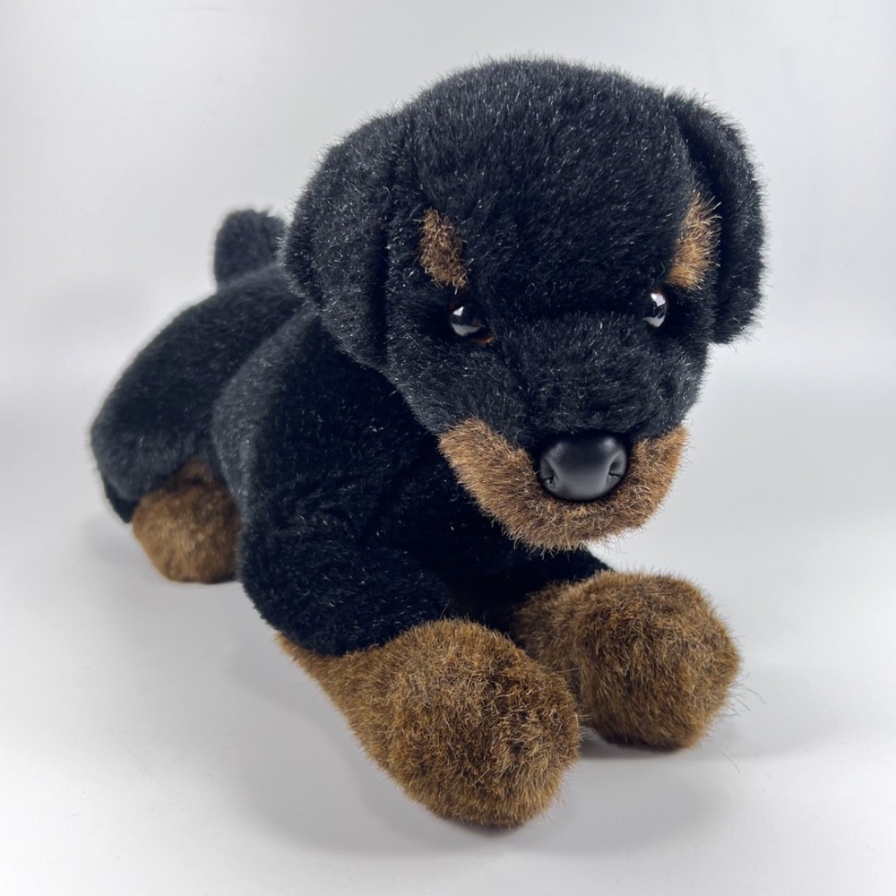 Douglas Cuddle Toys Rare Retired Spencer Rottweiler 12" Puppy Plush